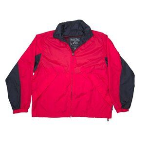 Pacific Trail By London Fog M Lightweight Windbreaker Rain Jacket Hooded Vented